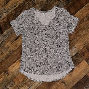 old navy luxe short sleeve v-neck